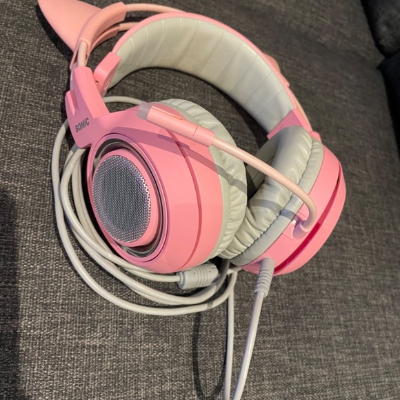 Somic G951 pink gaming headset - Picture 6 of 9